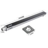 40cm Shower Extension Arm 304 Stainless Steel Wall Mounted Silver Polished Extra Arm Bathroom Bracket Bar For Rain Shower Head