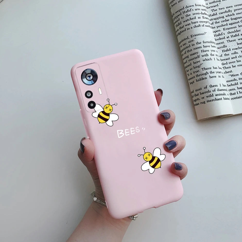 For Xiaomi 12T Case On Xiaomi 12T Pro Back Cover Cute Cartoon Silicone Soft TPU Protective Bumper For Xiaomi 12Tpro Phone Fundas