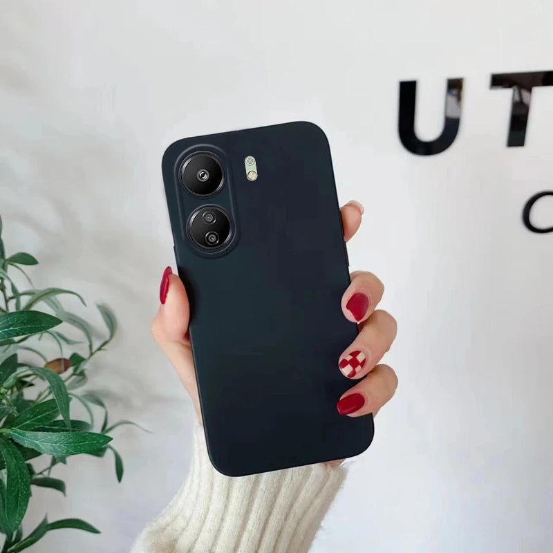 For Redmi 13C Case Cover Xiaomi Redmi 13C Capas Lens Camera Protector Silicone Colour Shockproof TPU Soft Fundas Redmi 13C 13 C