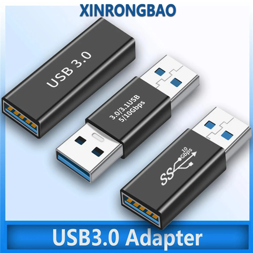 Type A Female to A Female Connector Adapter Type C Adapter USB3.0  Male to Micro USB Converter 10GBps Suitable for Laptop