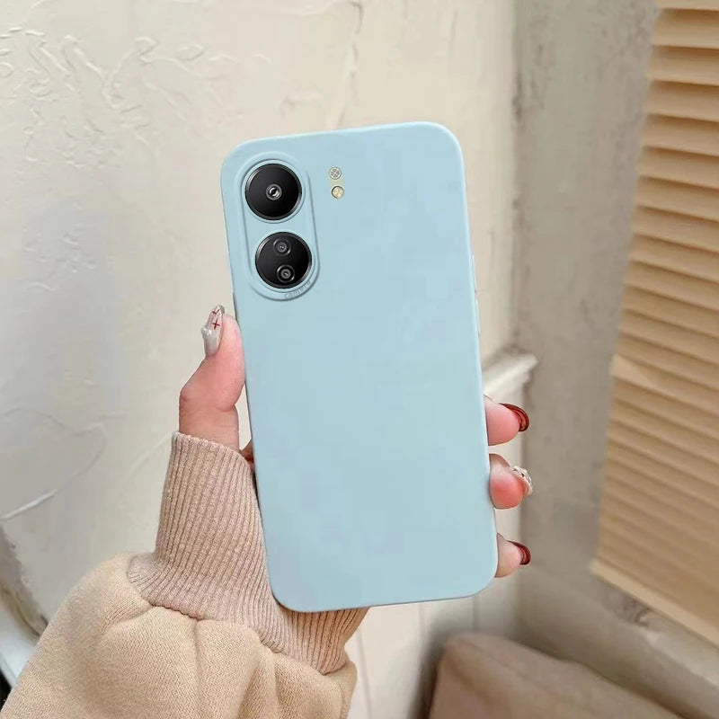For Redmi 13C Case Cover Xiaomi Redmi 13C Capas Lens Camera Protector Silicone Colour Shockproof TPU Soft Fundas Redmi 13C 13 C