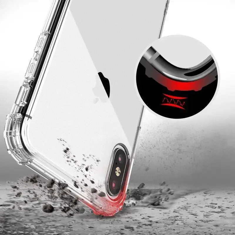 Drop Protection Clear Soft TPU Case for Iphone 16e 17 air X XS MAX XR 16E Iphone16E 11 12 13 14 plus 6 7 8 15 16 pro max Cover