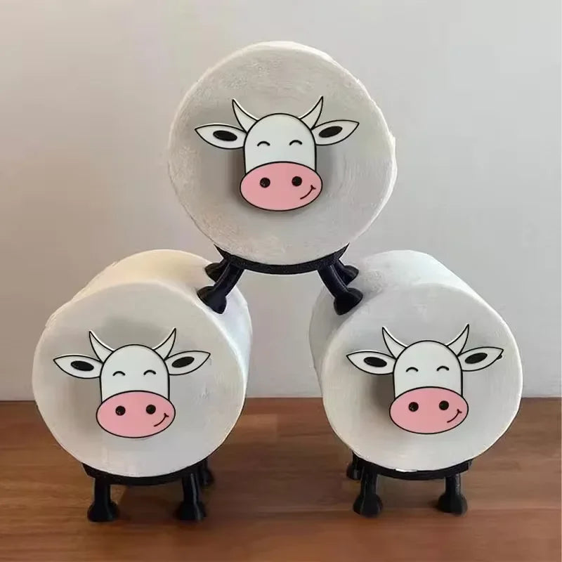 New Toilet Tissue Rack Cute Sheep Dog Shape Free Standing Storage Roll Paper Holder Animal Shape Decorative Toilet Paper Rack