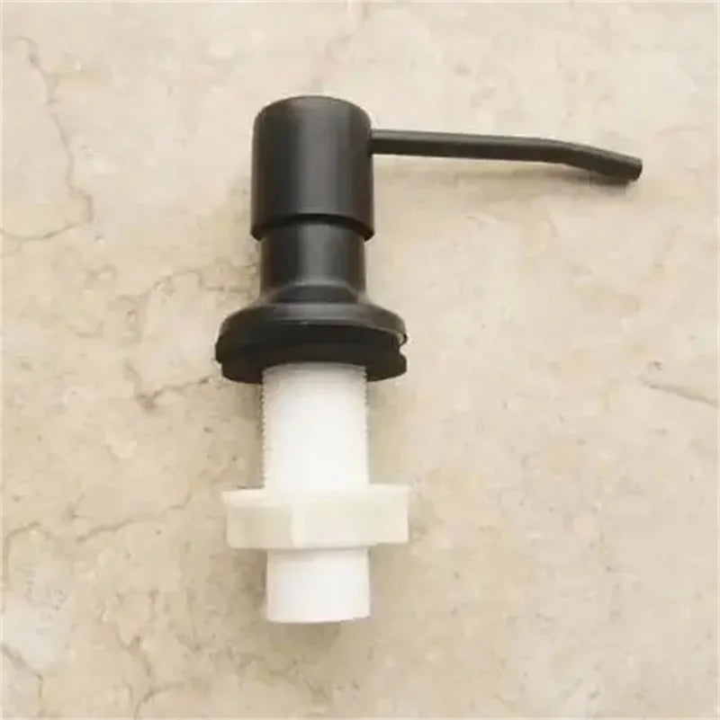 Sink Liquid Soap Dispenser Pump Stainless Steel 500ML Liquid Soap Bottle Sink Mount Hand Pressure Soap Dispenser Bottle Kitch