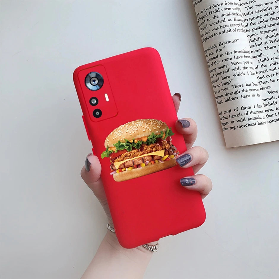 For Xiaomi 12T Case On Xiaomi 12T Pro Back Cover Cute Cartoon Silicone Soft TPU Protective Bumper For Xiaomi 12Tpro Phone Fundas