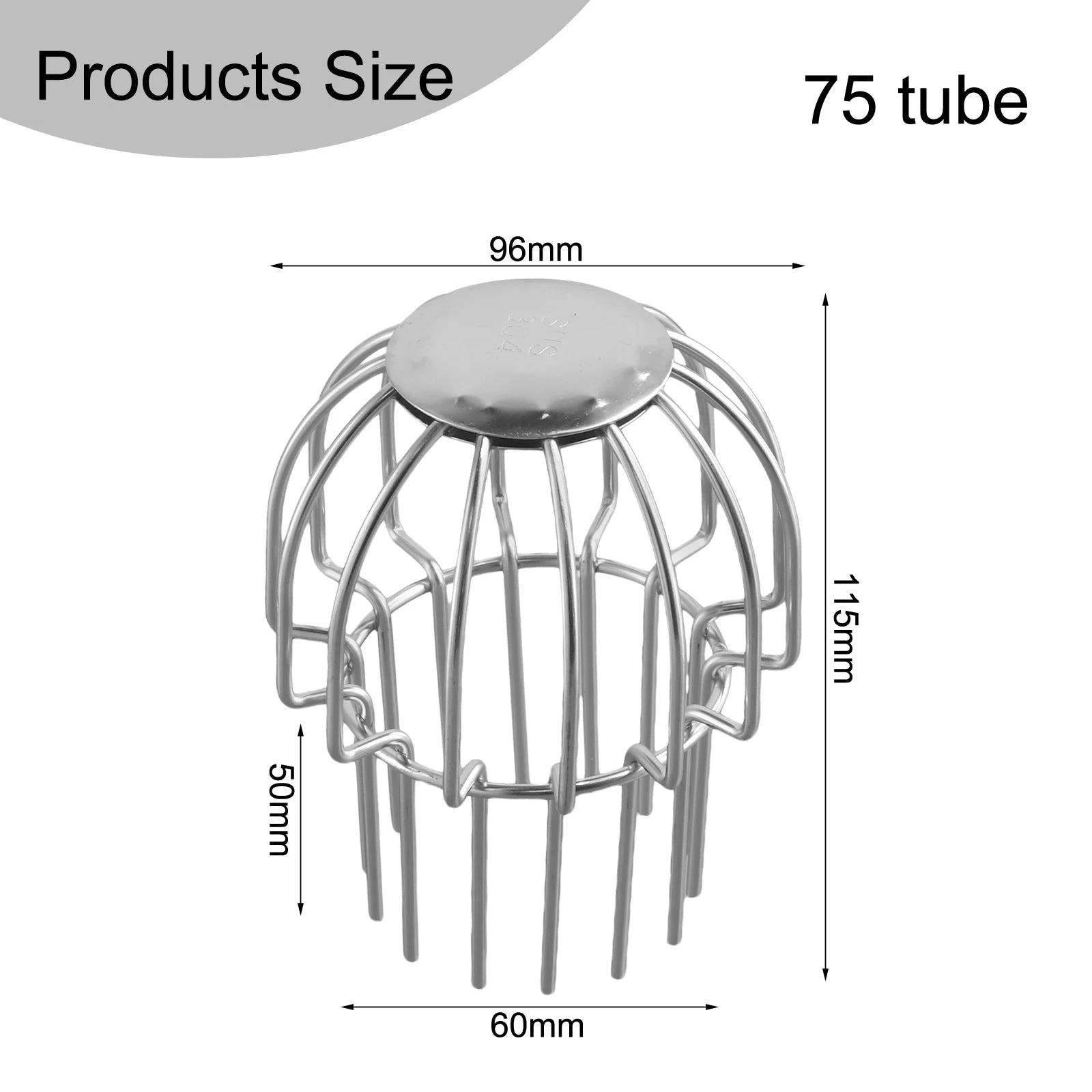 Strainer Garden Landscaping Floor Drain Gutter Guard Stainless Steel Gutter Leaf Guard Mesh Cover For Quick Drainage Clog