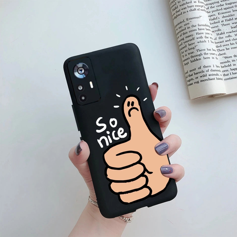 For Xiaomi 12T Case On Xiaomi 12T Pro Back Cover Cute Cartoon Silicone Soft TPU Protective Bumper For Xiaomi 12Tpro Phone Fundas