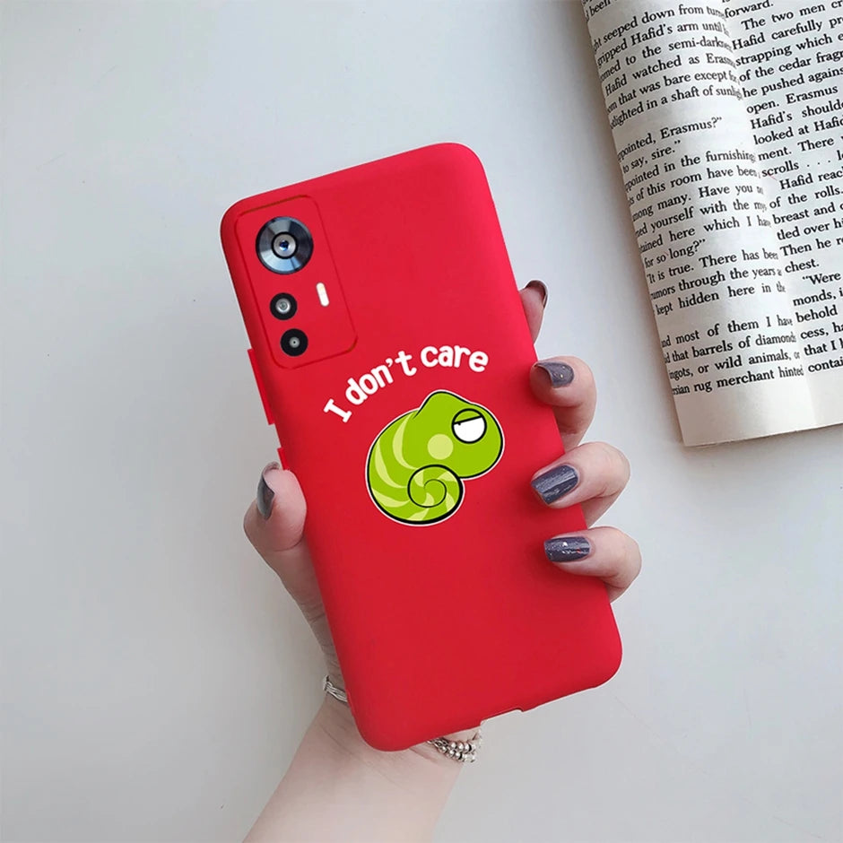 For Xiaomi 12T Case On Xiaomi 12T Pro Back Cover Cute Cartoon Silicone Soft TPU Protective Bumper For Xiaomi 12Tpro Phone Fundas