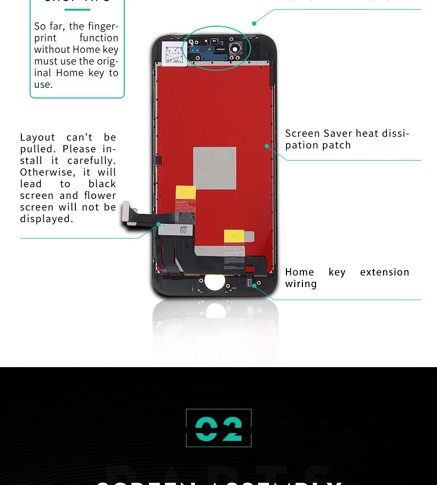 Retina IPS LCD For iPhone 6 6s 7Plus 8Plus LCD Touch Screen Digiziter Assembly For iPhone 6Plus 6sPlus 7 8  Display