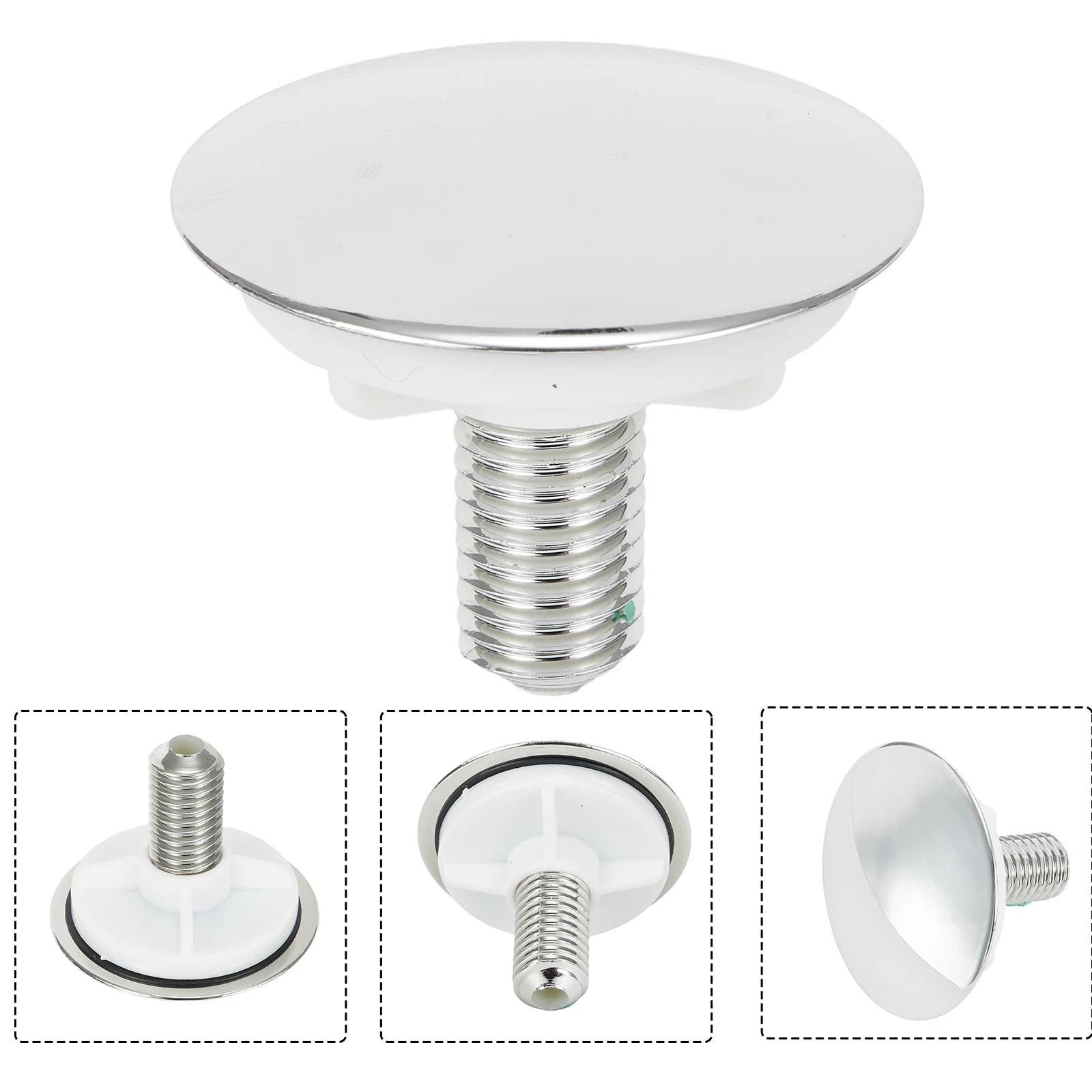 Sink Cover Sink Tap Covers Kitchen Supplies Tap Hole Stopper 49mm Blanking Plug Faucet Hole Cover Decorative Cover Hardware Part