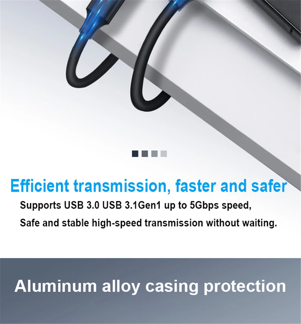 Type A Female to A Female Connector Adapter Type C Adapter USB3.0  Male to Micro USB Converter 10GBps Suitable for Laptop