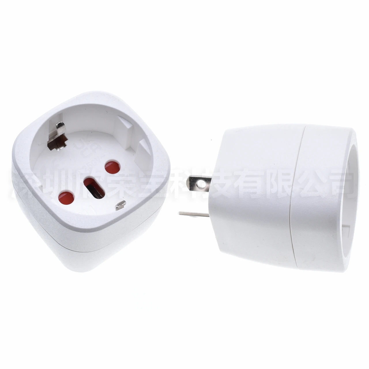 Europe Italy Switzerland EU to AU plug adpater 2 Oblique pins AU socket conversion adapter for New Zealand Australia Netherlands