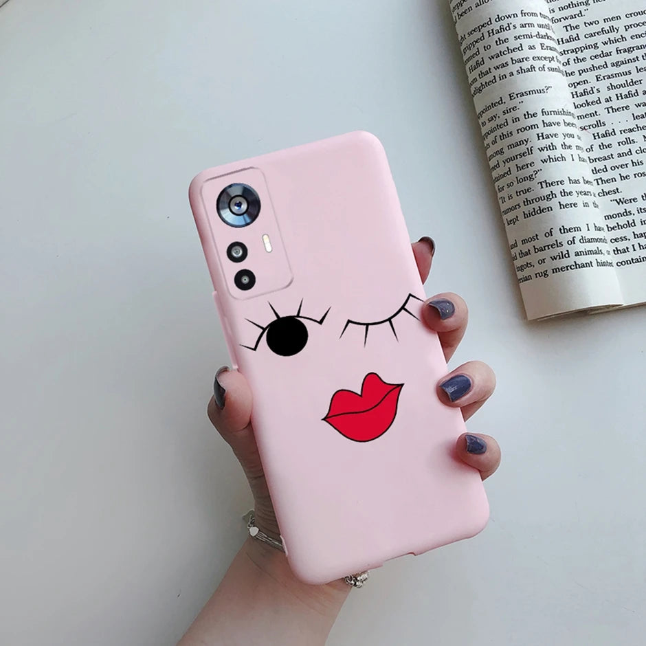 For Xiaomi 12T Case On Xiaomi 12T Pro Back Cover Cute Cartoon Silicone Soft TPU Protective Bumper For Xiaomi 12Tpro Phone Fundas