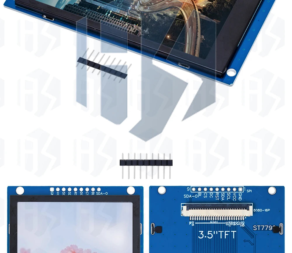 3.5 Inch 320x480 SPI TFT Serial Port Module 5V/3.3V PCB Adapter ST7796S LCD Display For Arduino