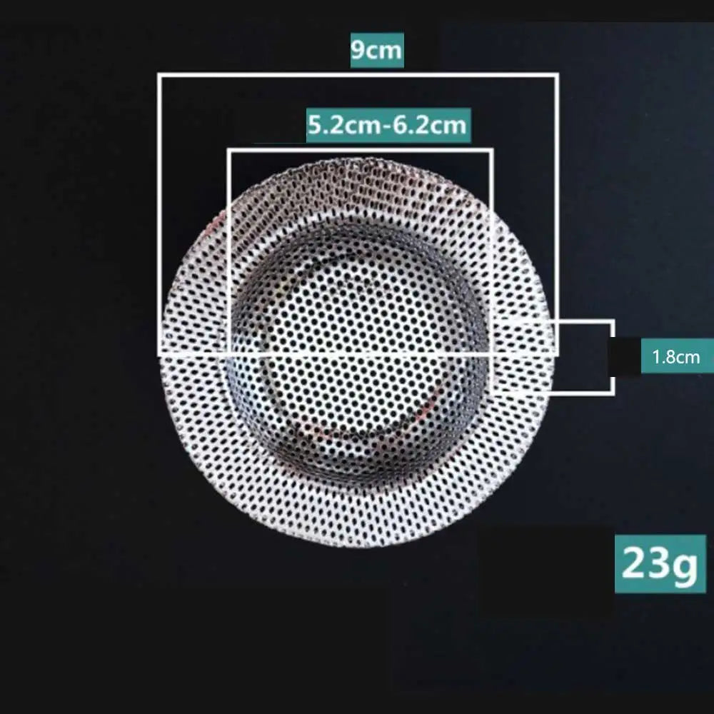 Kitchen Water Sink Filter Sink Mesh Strainer Kitchen Tool Stainless Steel Bathroom Floor Drain Cover Kitchen Sink Filter Screen
