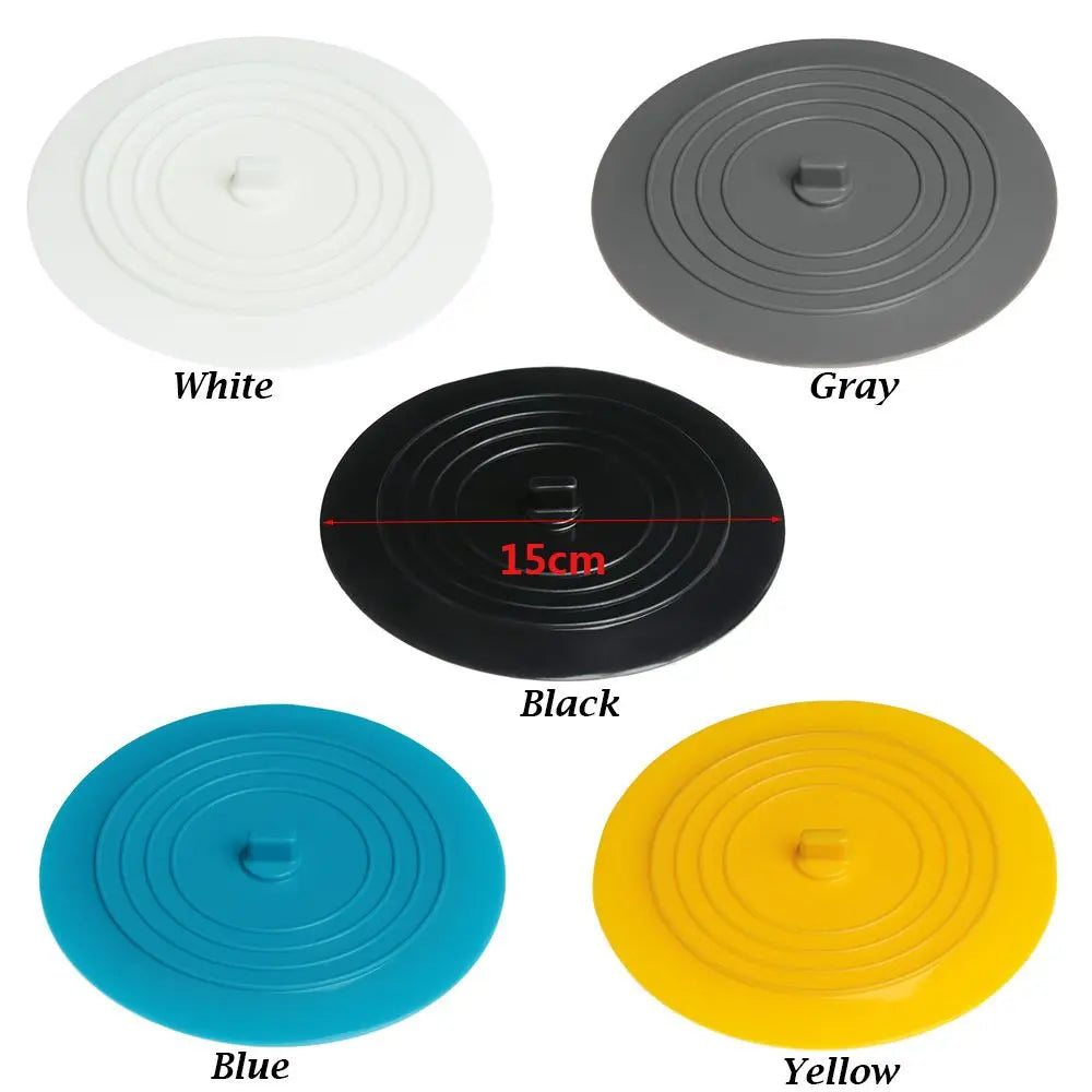15cm Large Silicone Drain Cover Kitchen Sink Bathtub Hair Stopper Bathroom Leakage-proof Plug