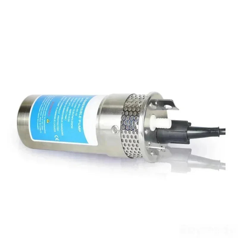 12V 24V Large Flow Lift=70M Mini Submersible Solar Energy Water Pump Outdoor Garden Deep Well Car Wash Bilge Cleaning 12 24 V