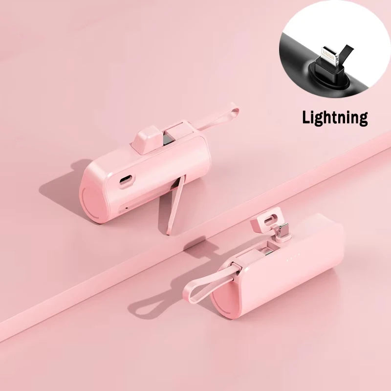 Mini 30000mAh Power Bank Capsule Large Capacity Portable Wireless Fast Charging External Battery For iPhone Type-c New