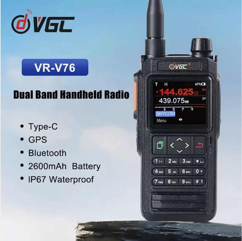 VGC, VR N76, transceiver/packet radio, KISS TNC