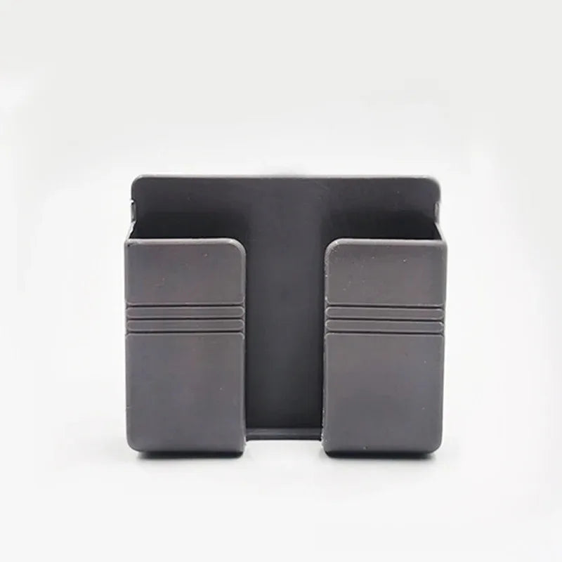 Non punching phone holder remote control storage box bedroom bedside phone charging multifunctional wall mounted storage rack
