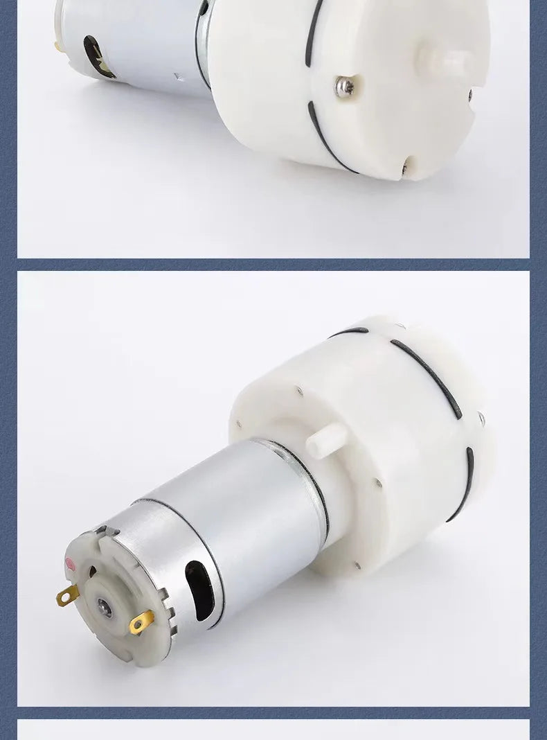 DC12V/24V Micro vacuum pump Mute Air Pump Negative Pressure 12W Device Fish Tank Aeration Pump Low Noise Medical Device