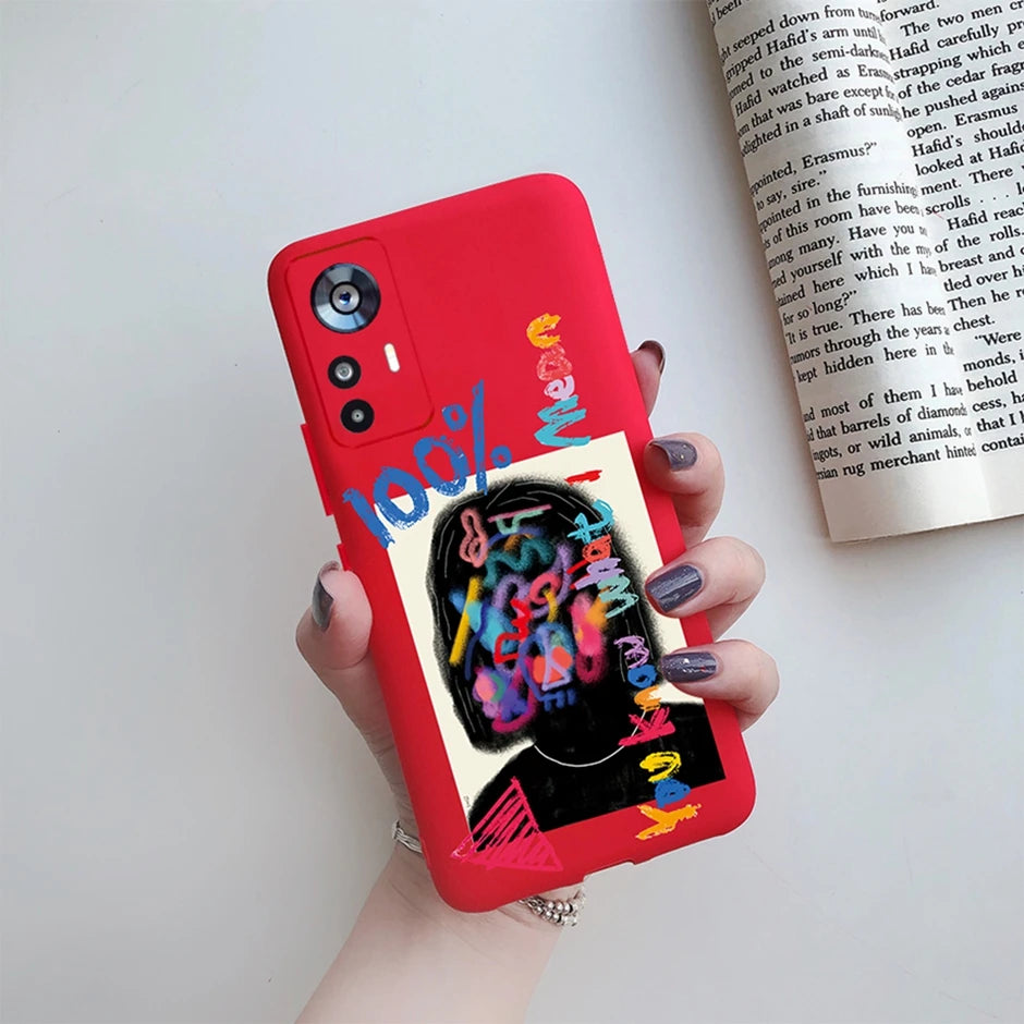 For Xiaomi 12T Case On Xiaomi 12T Pro Back Cover Cute Cartoon Silicone Soft TPU Protective Bumper For Xiaomi 12Tpro Phone Fundas