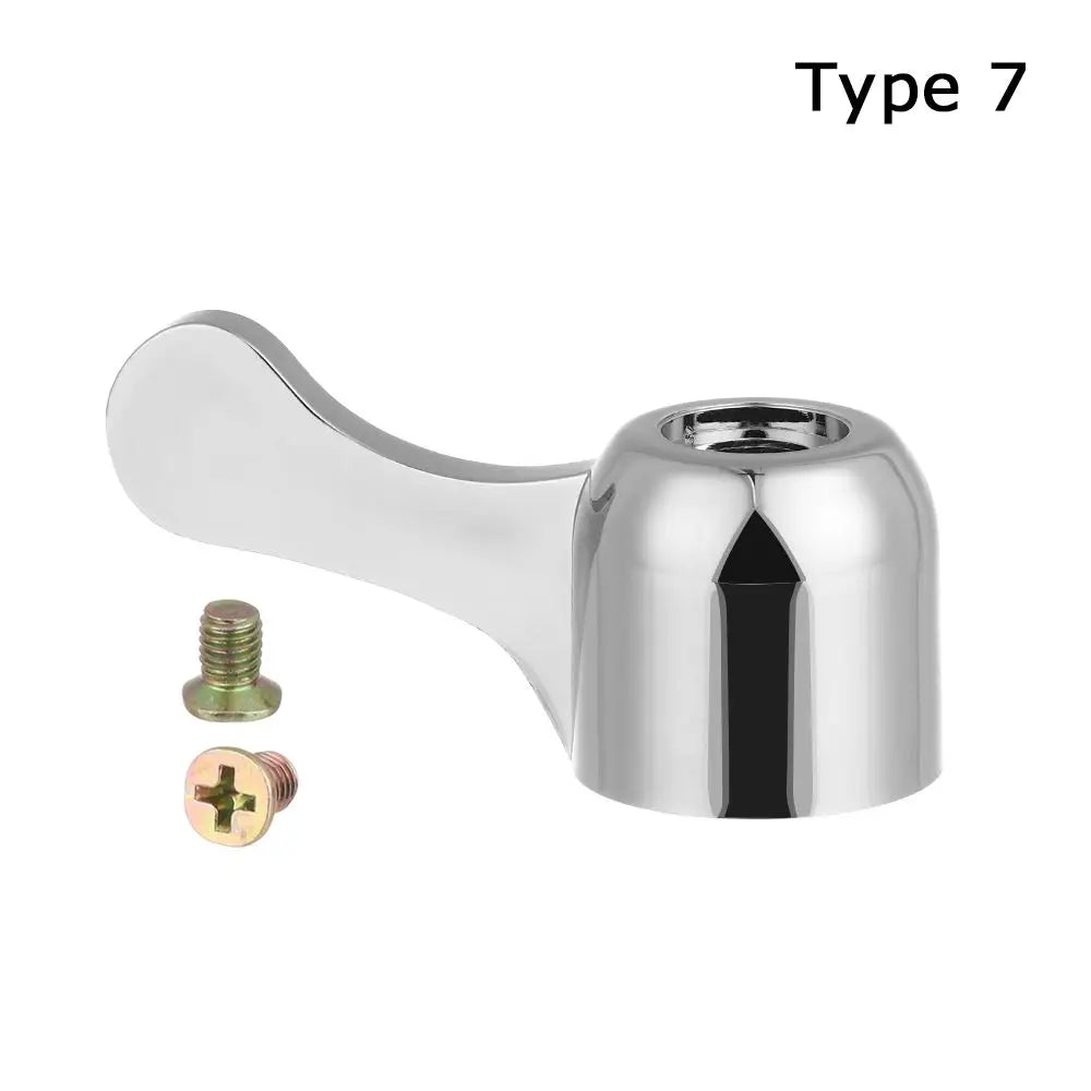 1Pcs Faucet Handle Switch Handle Accessories Triangle Valve Small Spout Dish Basin Single Cold Quick Open Valve Core Handwheel