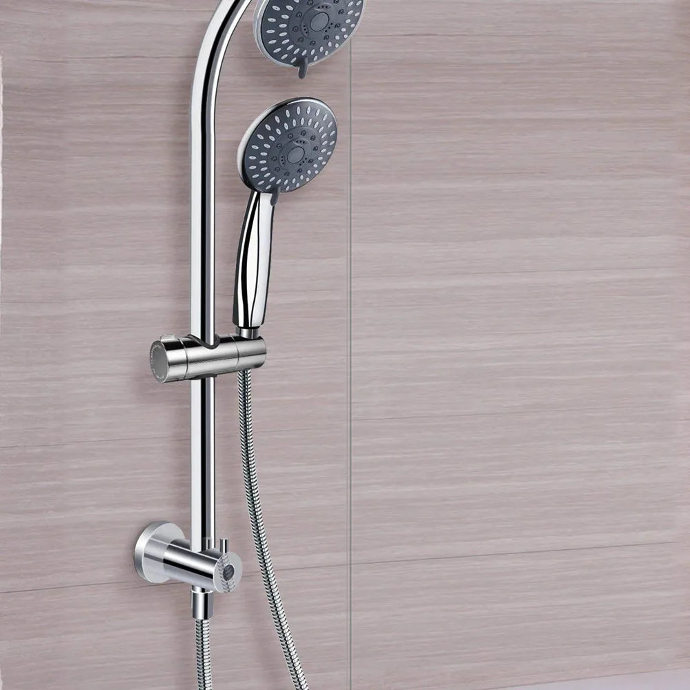 Shower Sliding Sleeve Simple Installation Shower Head Holder Universal Design Firmly Fixed Shower Lift Rod Sliding Sleeve