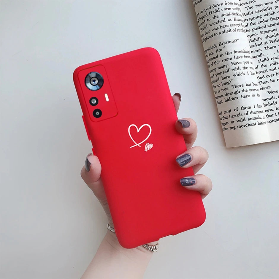 For Xiaomi 12T Case On Xiaomi 12T Pro Back Cover Cute Cartoon Silicone Soft TPU Protective Bumper For Xiaomi 12Tpro Phone Fundas