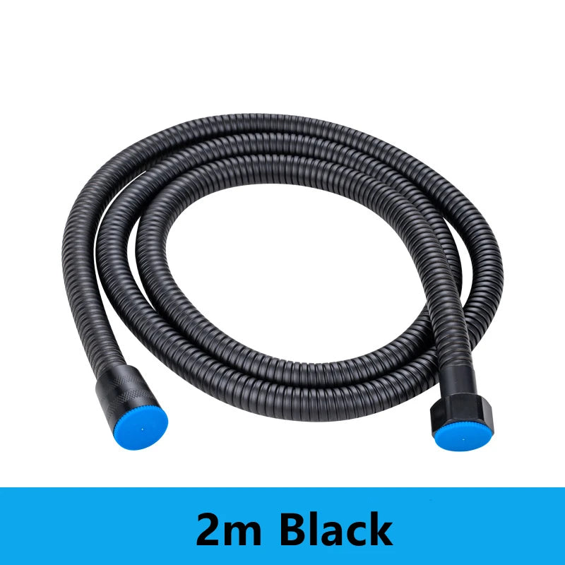 Stainless Steel Flexible Shower Hose Long Bathroom Shower Water Hose Extension Plumbing Pipe Pulling Tube Bathroom Accessories