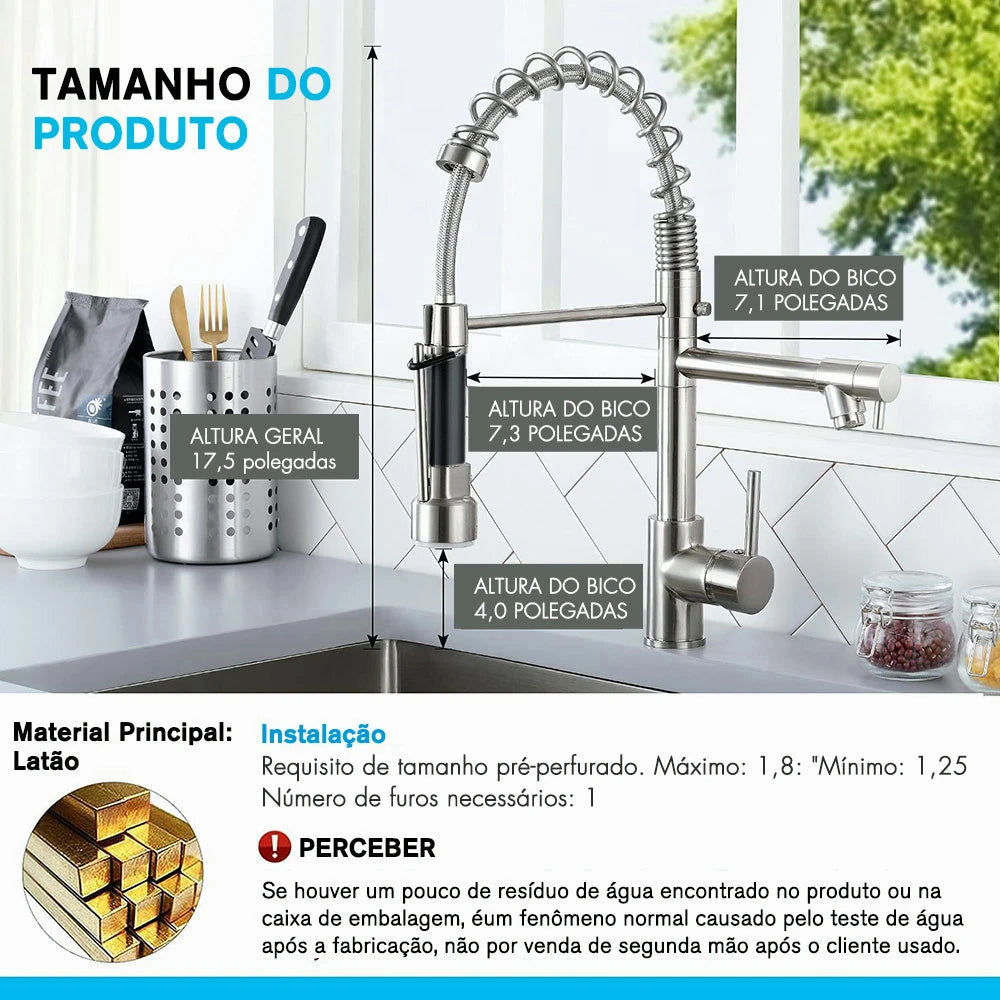 Modern Kitchen Faucet with Versatile Articulated Spray,Wall Mounted Faucet