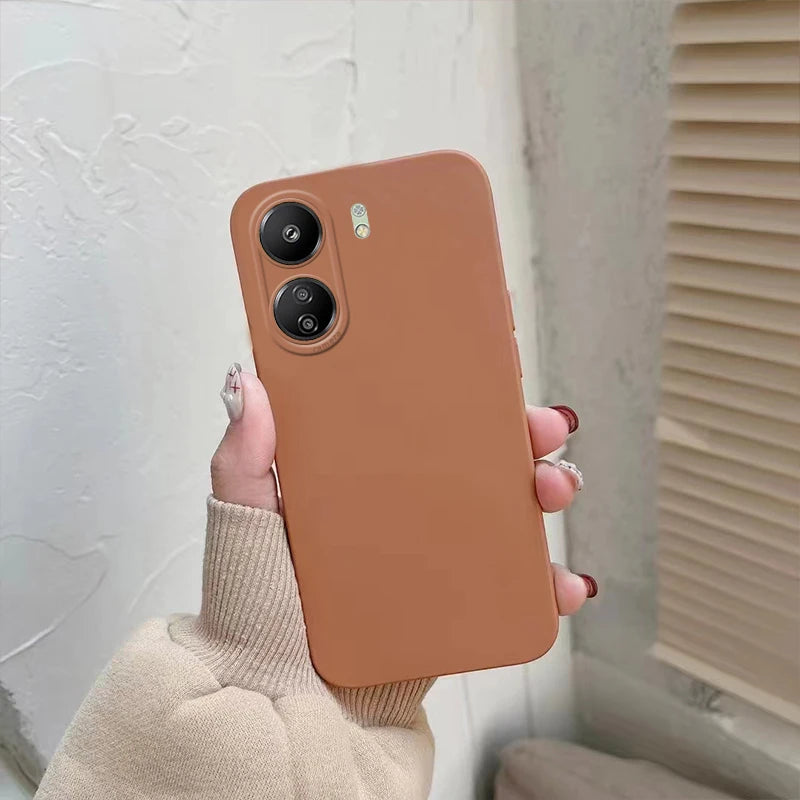 For Redmi 13C Case Cover Xiaomi Redmi 13C Capas Lens Camera Protector Silicone Colour Shockproof TPU Soft Fundas Redmi 13C 13 C