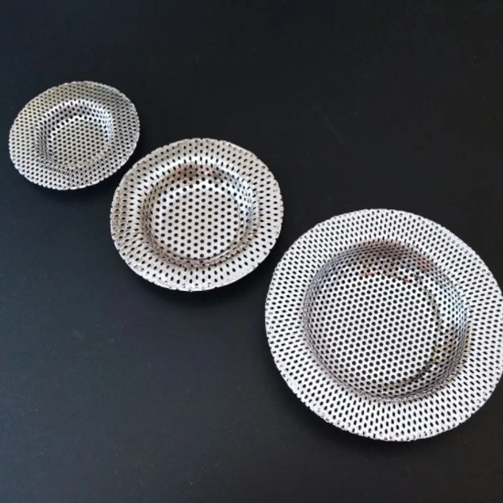 Kitchen Water Sink Filter Sink Mesh Strainer Kitchen Tool Stainless Steel Bathroom Floor Drain Cover Kitchen Sink Filter Screen