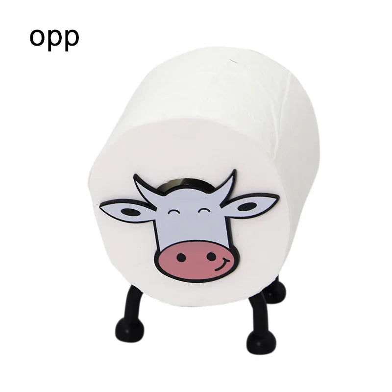 New Toilet Tissue Rack Cute Sheep Dog Shape Free Standing Storage Roll Paper Holder Animal Shape Decorative Toilet Paper Rack