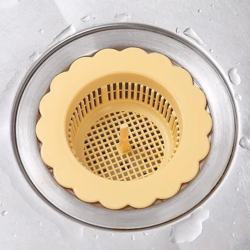 Kitchen Sink Strainers Drain Spout Filter, Food Scraps Catcher Against Clogging Sink Drain, Kitchen Sink Basket Strainer