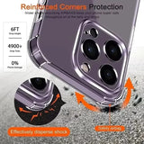 Transparent Phone Case for IPhone 16 11 12 13 14 15 Pro Max Mini TPU Silicone for IPhone XS Max XR 8 7Plus Back Cover Clear Case