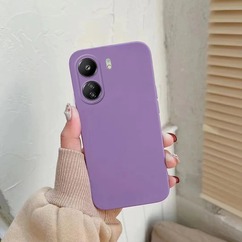For Redmi 13C Case Cover Xiaomi Redmi 13C Capas Lens Camera Protector Silicone Colour Shockproof TPU Soft Fundas Redmi 13C 13 C